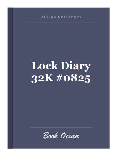Lock Diary 32K #0825