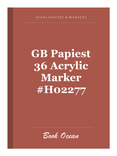 GB Papiest 36 Acrylic Marker #H02277