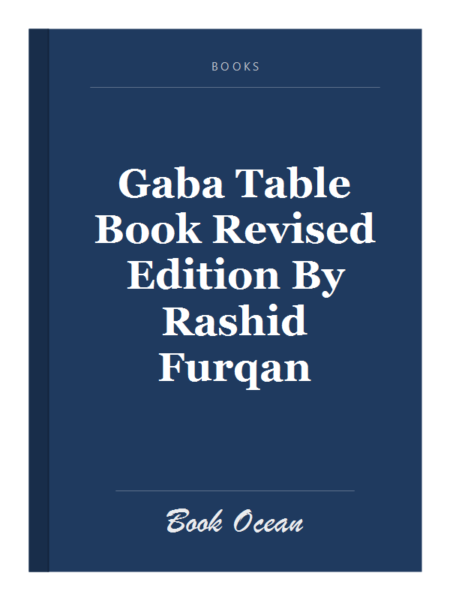 Gaba Table Book Revised Edition By Rashid Furqan