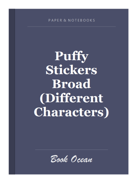 Puffy Stickers Broad (Different Characters)