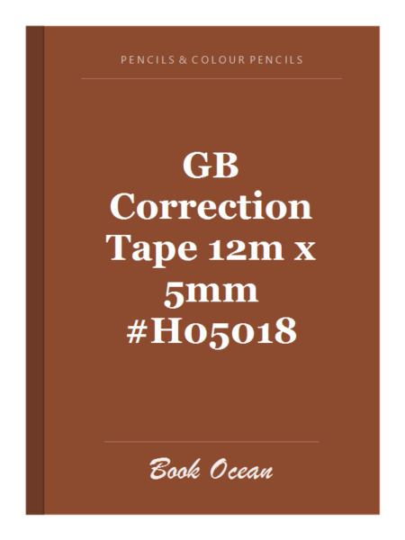 GB Correction Tape 12m x 5mm #H05018