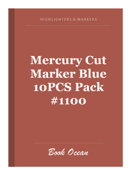 Mercury Cut Marker Blue 10PCS Pack #1100