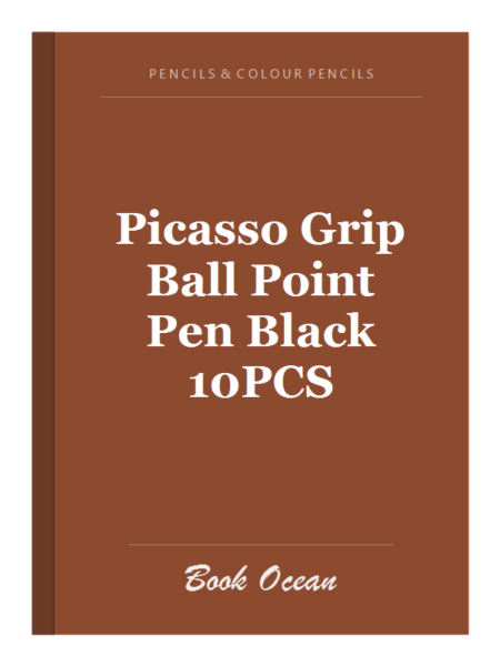 Picasso Grip Ball Point Pen Black 10PCS