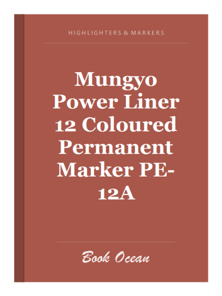 Mungyo Power Liner 12 Coloured Permanent Marker PE-12A