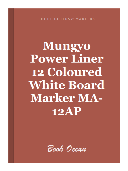 Mungyo Power Liner 12 Coloured White Board Marker MA-12AP