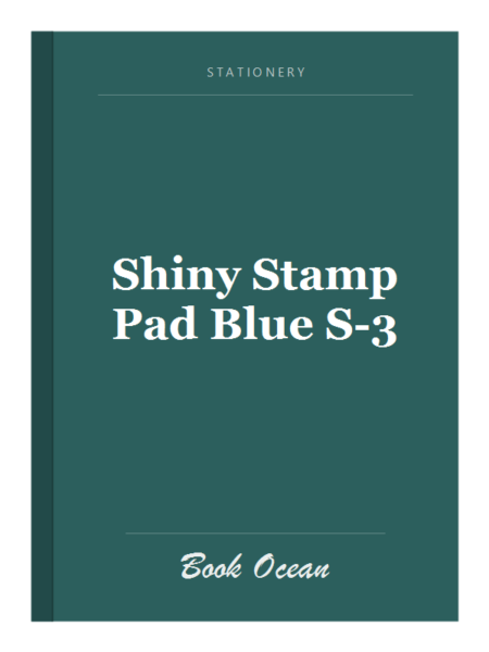 Shiny Stamp Pad Blue S-3