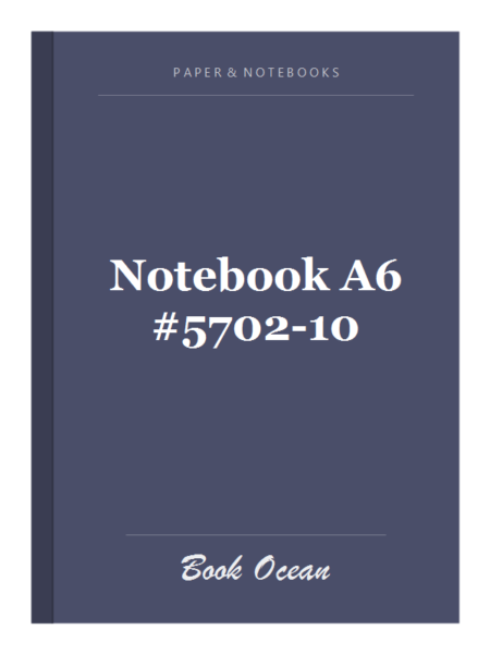 Notebook A6 #5702-10