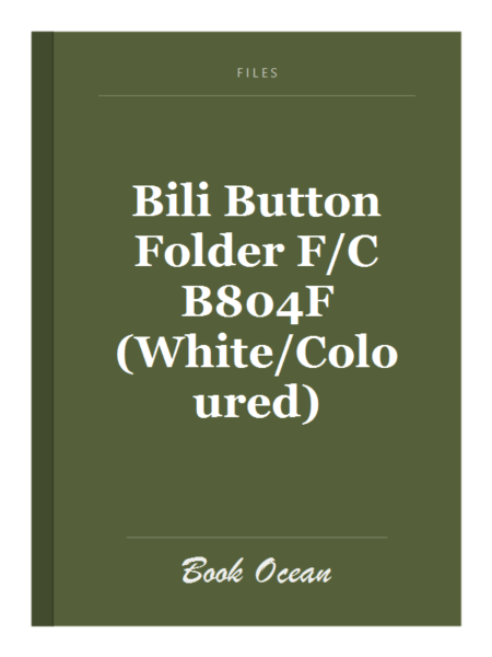 Bili Button Folder F/C B804F (White/Coloured)