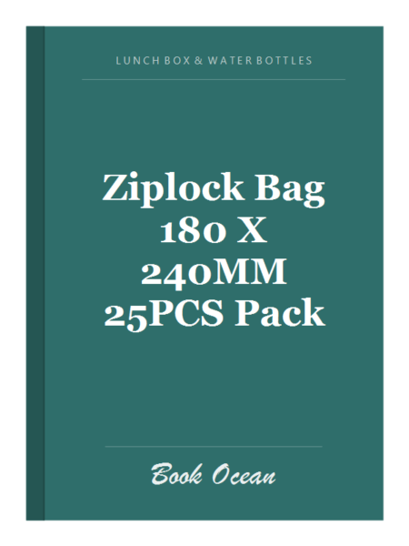 Ziplock Bag 180 X 240MM 25PCS Pack