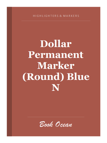 Dollar Permanent Marker (Round) Blue N