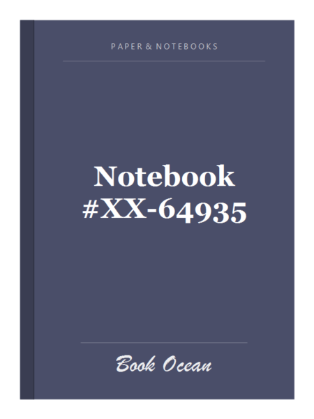 Notebook #XX-64935