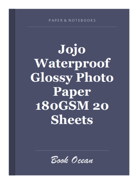 Jojo Waterproof Glossy Photo Paper 180GSM 20 Sheets