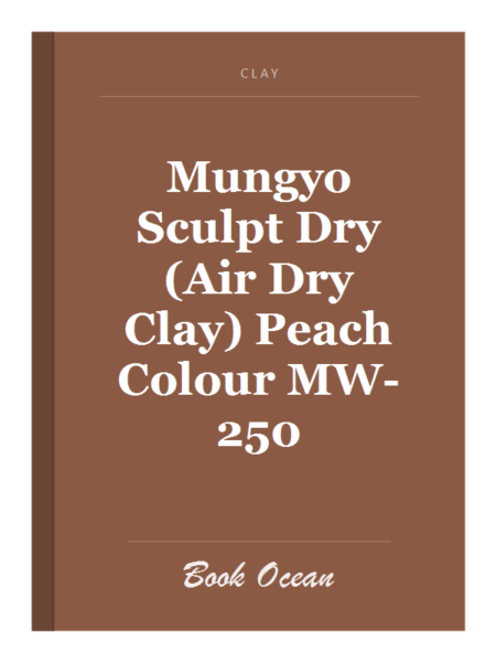 Mungyo Sculpt Dry (Air Dry Clay) Peach Colour MW-250