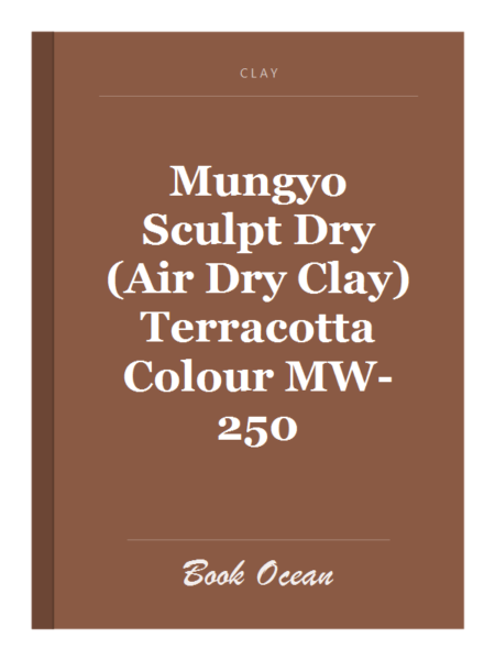 Mungyo Sculpt Dry (Air Dry Clay) Terracotta Colour MW-250