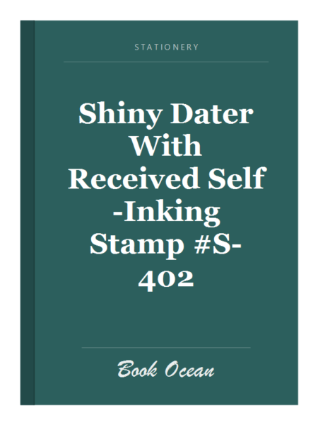 Shiny Dater With Received Self-Inking Stamp #S-402