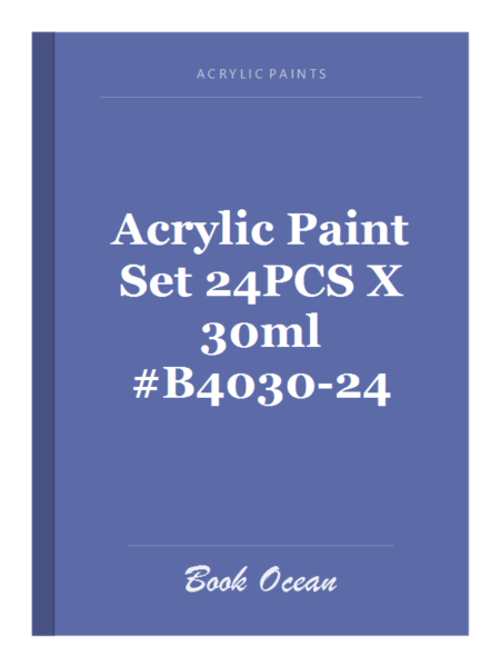 Acrylic Paint Set 24PCS X 30ml #B4030-24