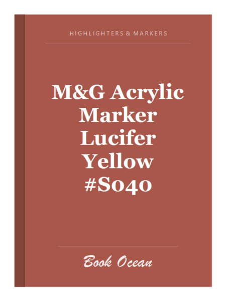 M&G Acrylic Marker Lucifer Yellow #S040