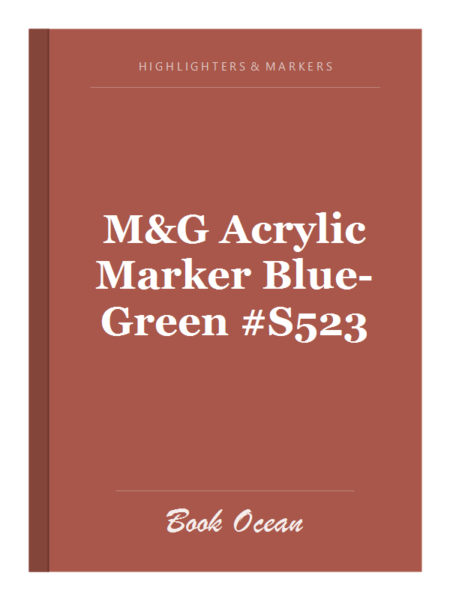 M&G Acrylic Marker Blue-Green #S523