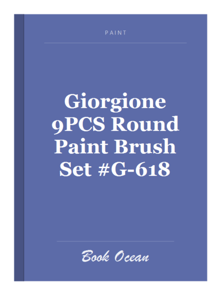 Giorgione 9PCS Round Paint Brush Set #G-618