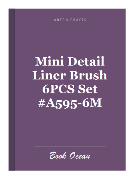 Mini Detail Liner Brush 6PCS Set #A595-6M