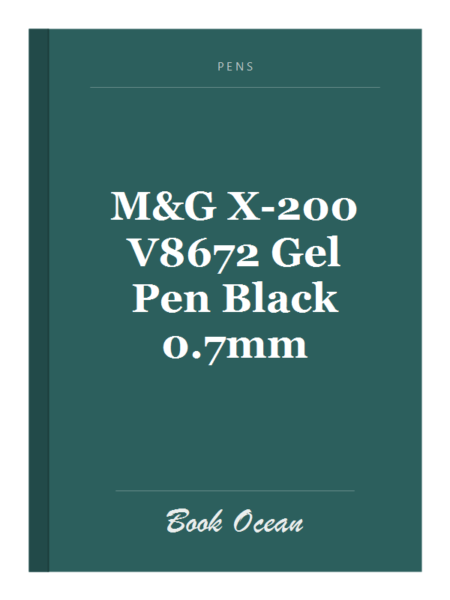 M&G X-200 V8672 Gel Pen Black 0.7mm