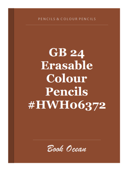 GB 24 Erasable Colour Pencils #HWH06372