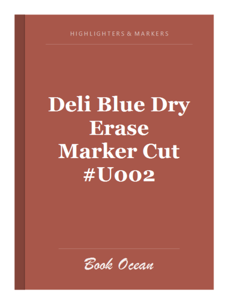 Deli Blue Dry Erase Marker Cut #U002