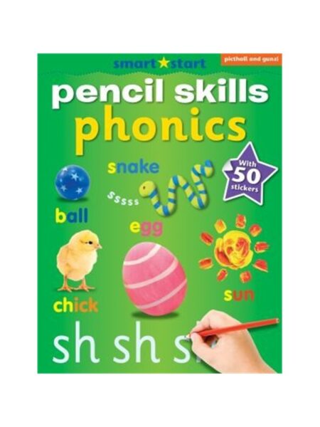 Pencil Skills Phonics With 50 Stickers SS