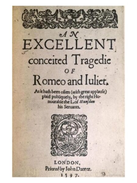 Romeo And Juliet By Shakespeare