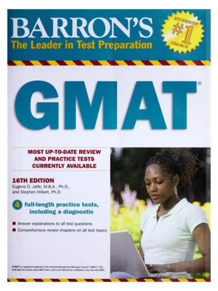 Barron s GMAT 16th Edition With CD-ROM Jahangir Books