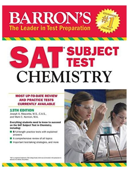 Barron s SAT Subject Chemistry Test 13th Edition JBD