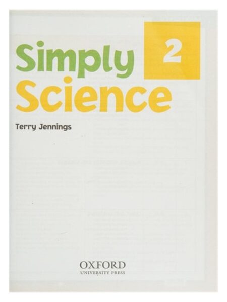 Simply Science Book 2 By Terry Jennings Oxford