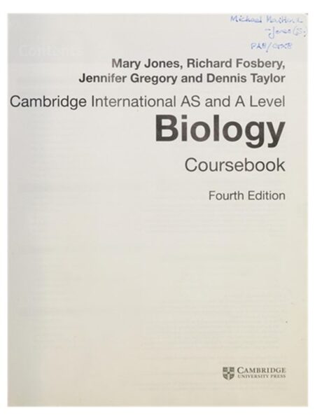 Biology Coursebook Fourth Edition O-Levels