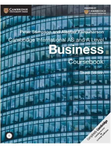 Business Coursebook Third Edition A-Levels