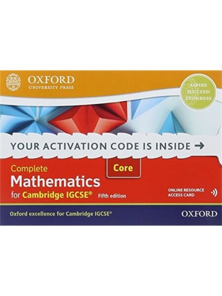 Complete Mathematics For Cambridge IGCSE 5E (Core) By David Rayner