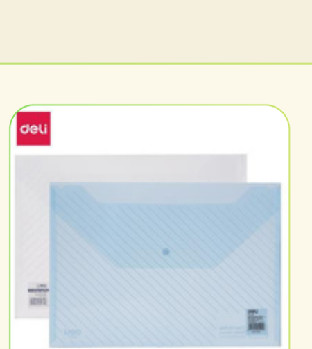 Deli File Bag (Folder) Transparent F/C #38165