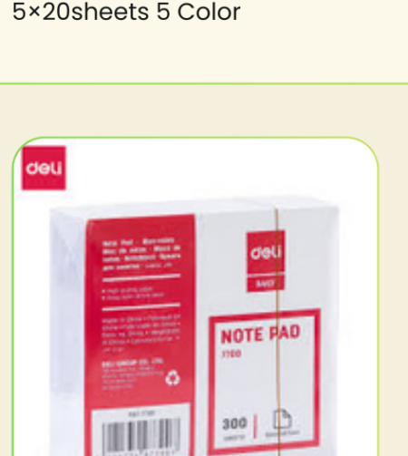 Deli Memo Paper 3.6  300 Sheets #7700