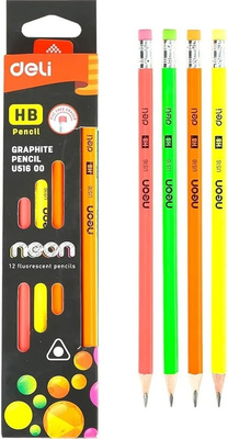 Deli Neon Graphite Pencil U51600