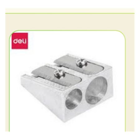 Deli Pencil Sharpener Alminium #39762