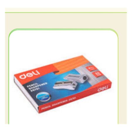 Deli Pencil Sharpener Alminium #39761
