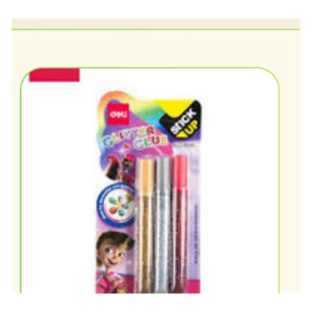 Classic Glitter Glue 6PCS Deli A71101