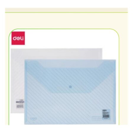 Deli File Bag (Blue) Transparent F/C #38165