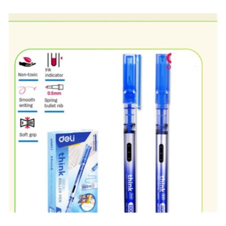 Deli Think Roller Pen #Q300-BL