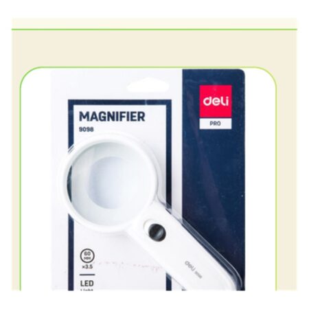Deli Magnifier 3.0X With LED Light #9098