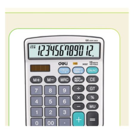 Deli Desktop Calculator 12 Digits #M19710