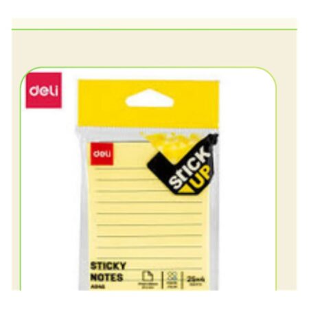 Deli Ruled Sticky Notes 3 x 4 #A046