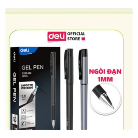 Deli Gel Pen 1.0 Black #G159-BK