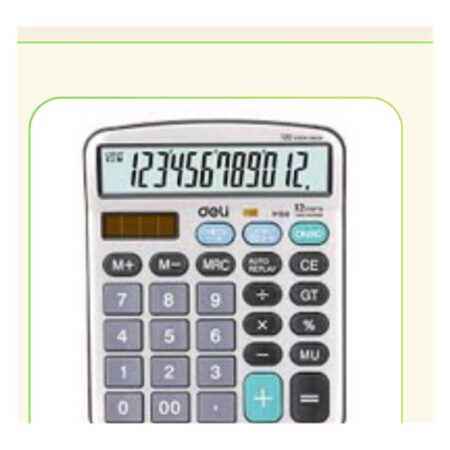 Deli Desktop Calculator 12 Digits #M19810
